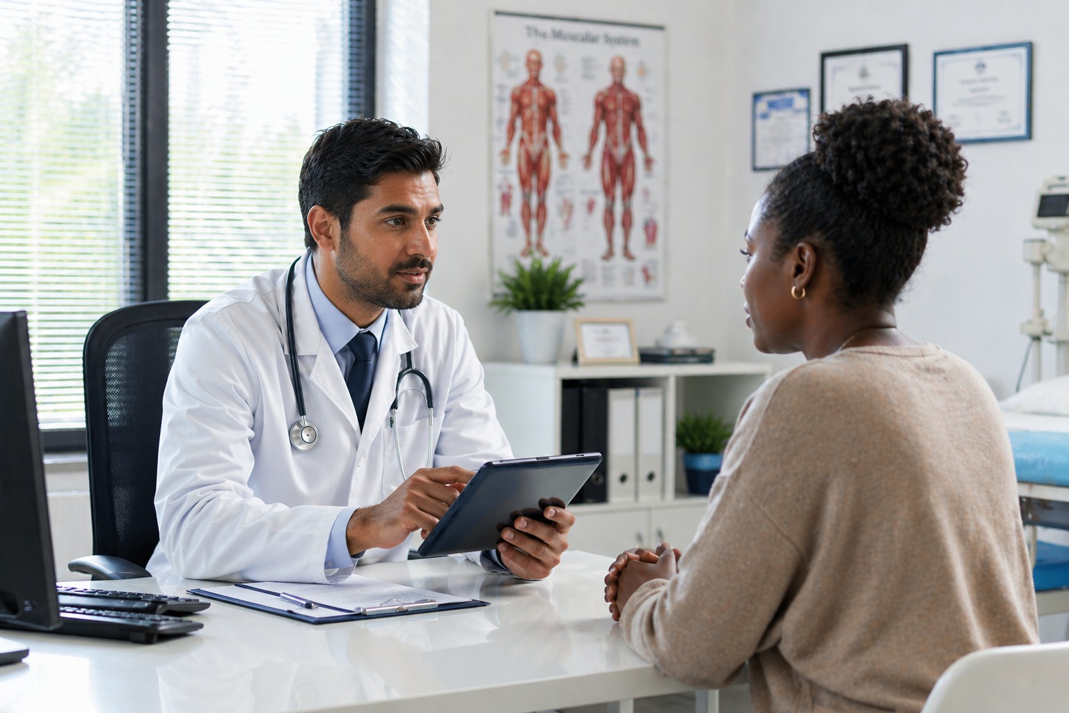 Doctor consultation session