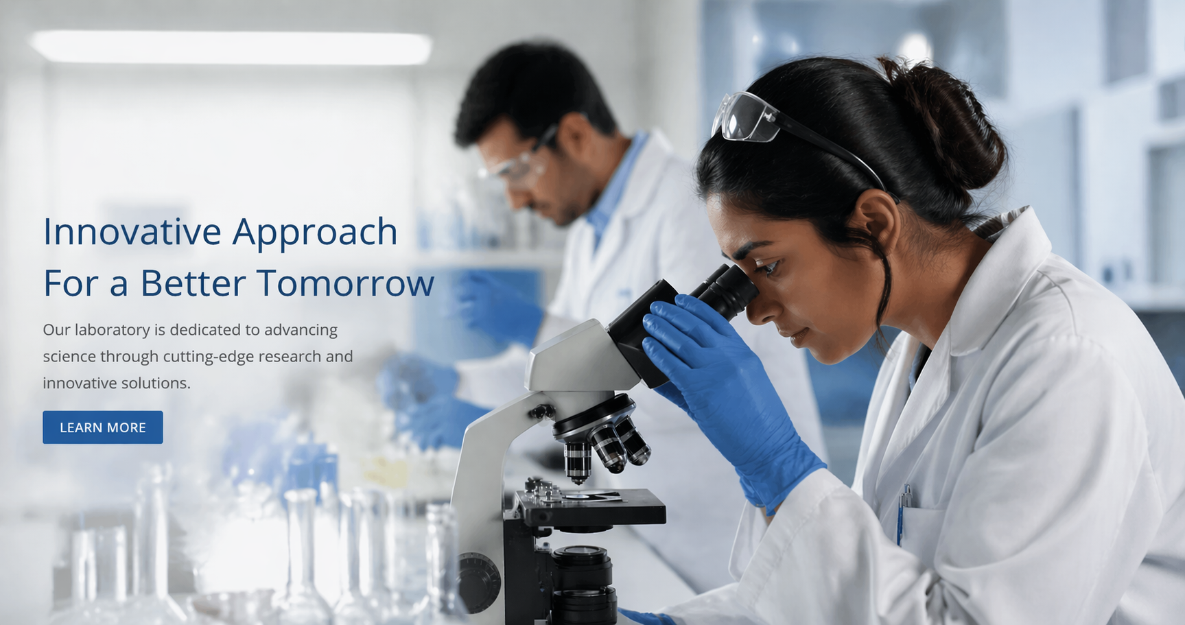 Scientists in laboratory